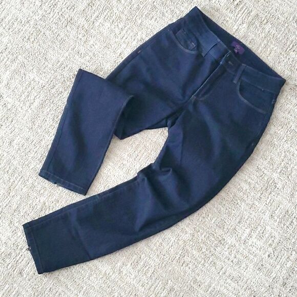 NYDJ | Zipper Detail Ankle Jeans - Picture 1 of 7
